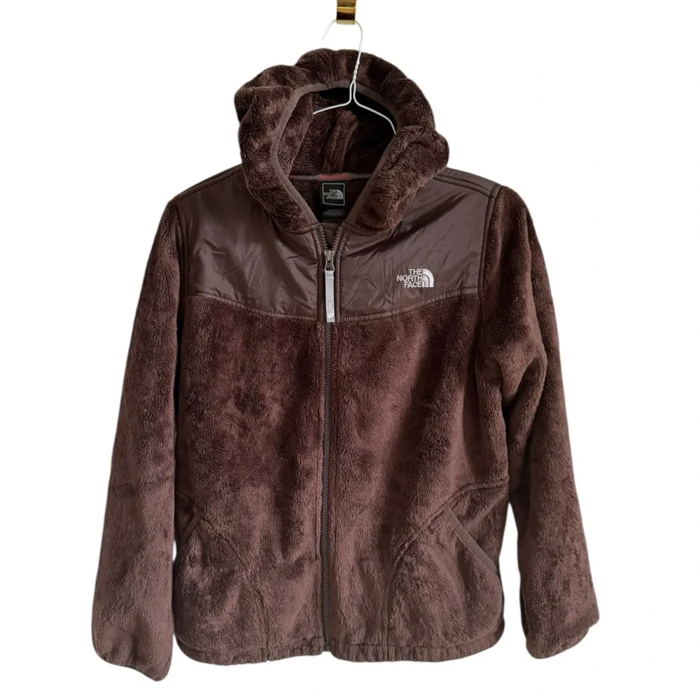 The North Face Osito Full-Zip Fleece Jacket Girls XL Cocoa Brown Fleece Hoodie